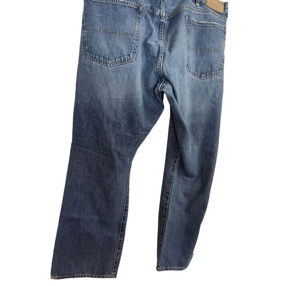 Polo Ralph Lauren Men's Blue Long Bootcut Medium Wash Denim Jeans Size 42/30 - Picture 6 of 9